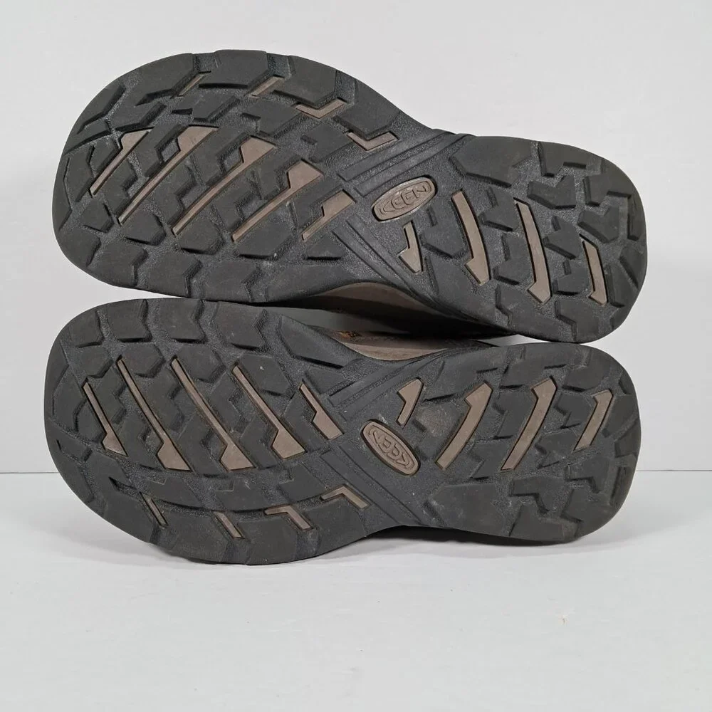 KEEN Circadia Vent Shoes Men 8 Brown Leather Waterproof Hiking Gorpcore 102678
